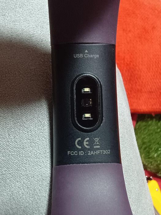 Фітнес браслет чорний,фіолетовий