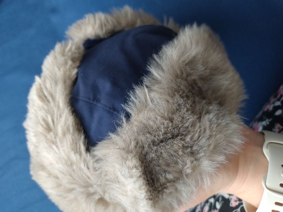 Czapka uszatka na 3-4 latka