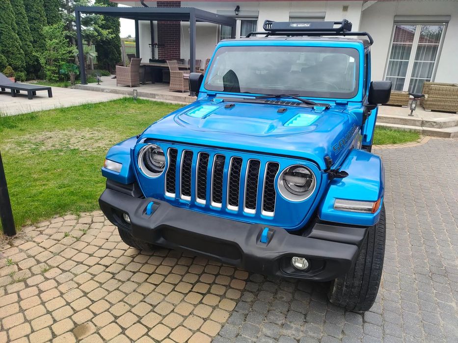 Jeep Wrangler Jeep Wrangler Sahara 4xe PHEV 380KM   Hydro Blue/USA/