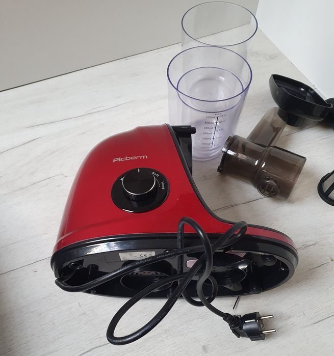 Wyciskarka wolnoobrotowa Picberm czerwona 150