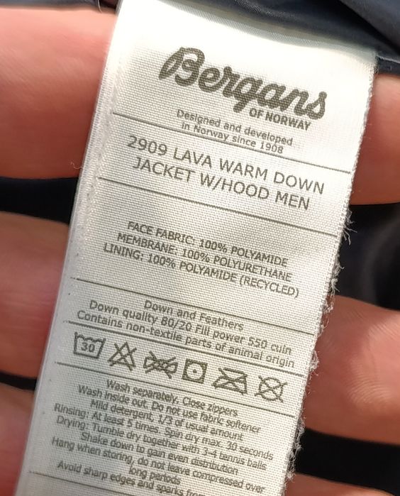 Męska kurtka puchowa Bergans Lava Warm Down Jacket roz.L