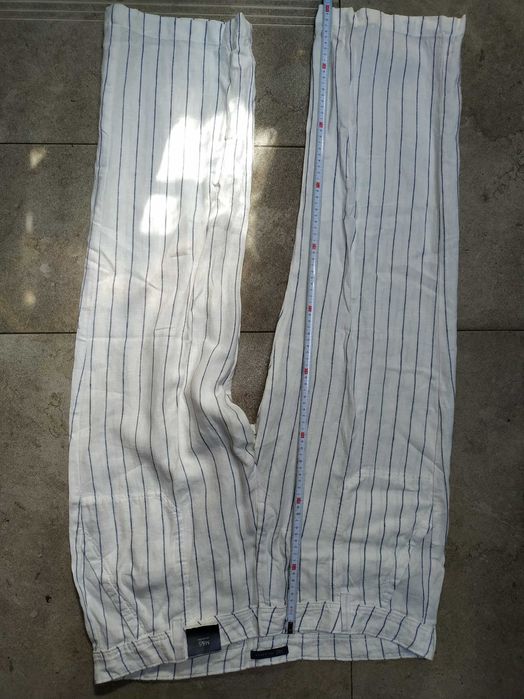 spodnie lniane ,, M & S ' Colection , r. 52 , XXL - NOWE