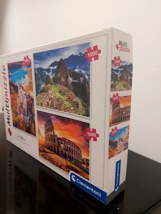 Quadro puzzle com moldura 70x50cm