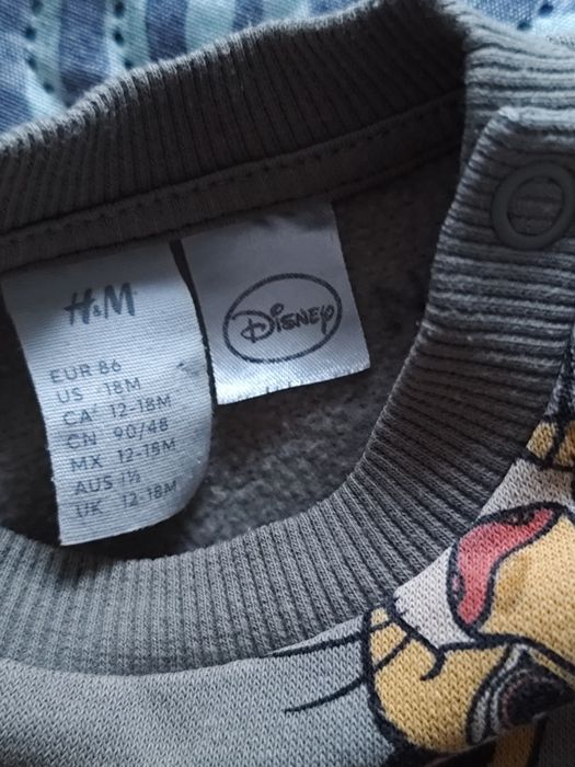 Komplet dresowy dres H&M król lew wiosna lato jesień zima