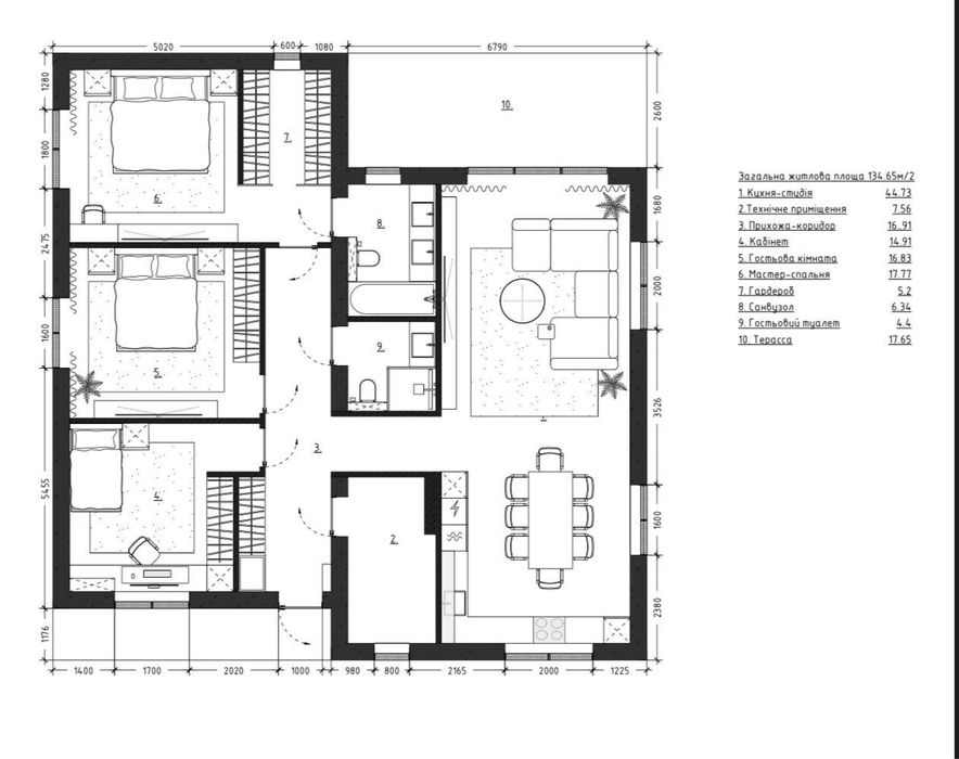 Одноповерховий будинок/ дом 120  м² в котеджному містечку, закритий кооператив. 10 хв до метро Славутич, Осокорки. Є можливість підключити ГАЗ