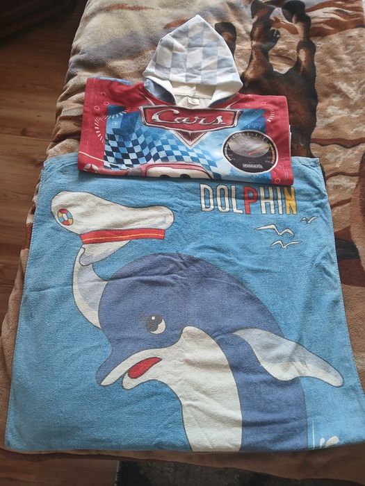 Zestaw  plażowy ręcznik + ponczo dziecięce