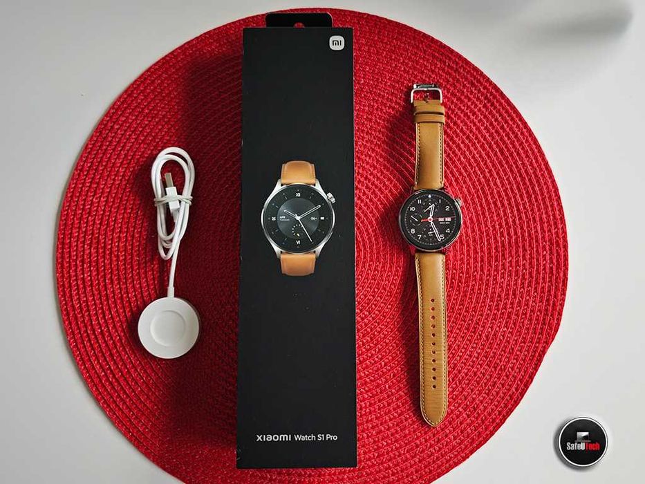 ŁADNY Smartwatch Xiaomi S1 Pro 46mm Szafir Skóra Płatności KPL.