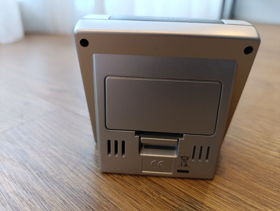 Relógio despertador estação meteorológica