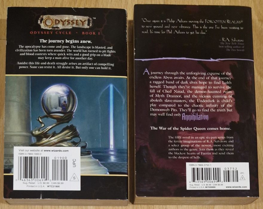Livros Magic the Gathering e Forgoten Realms