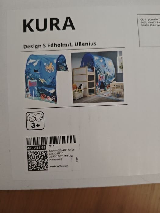 Dossel tenda para cama kura ikea
