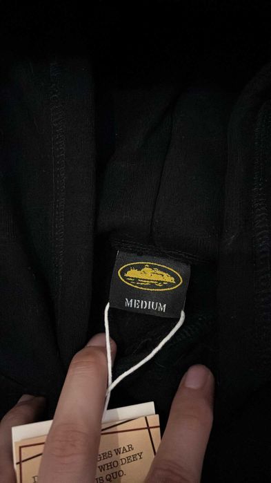 Black and White Corteiz Hoodie