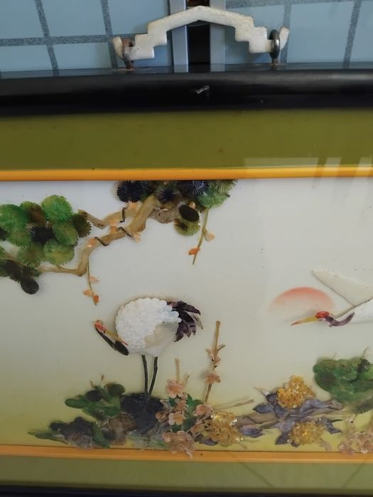 Quadro oriental em madrepérola. Lindissimo