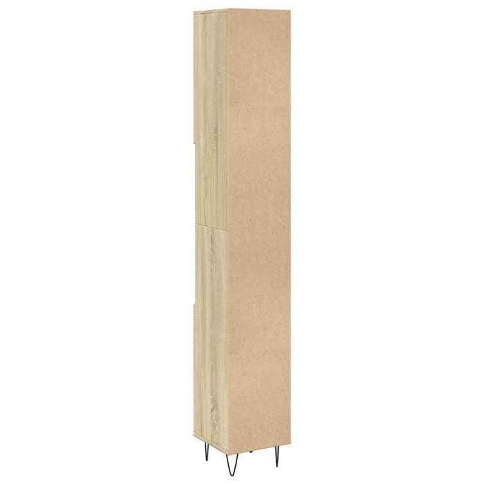 Vidaxl Szafka Łazienkowa, Dąb Sonoma, 30X30X190 Cm