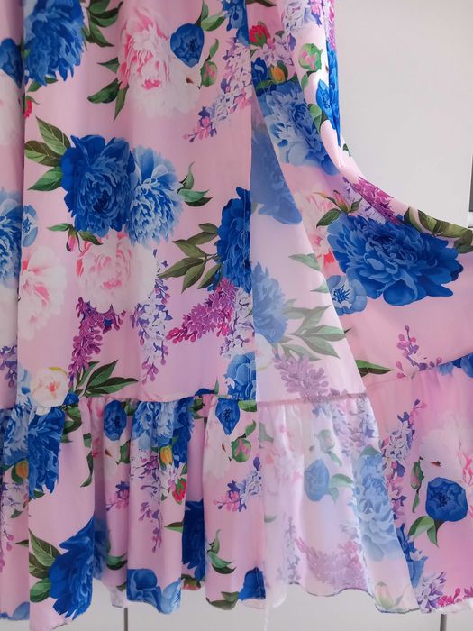 Sukienka maxi w kwiaty S/M