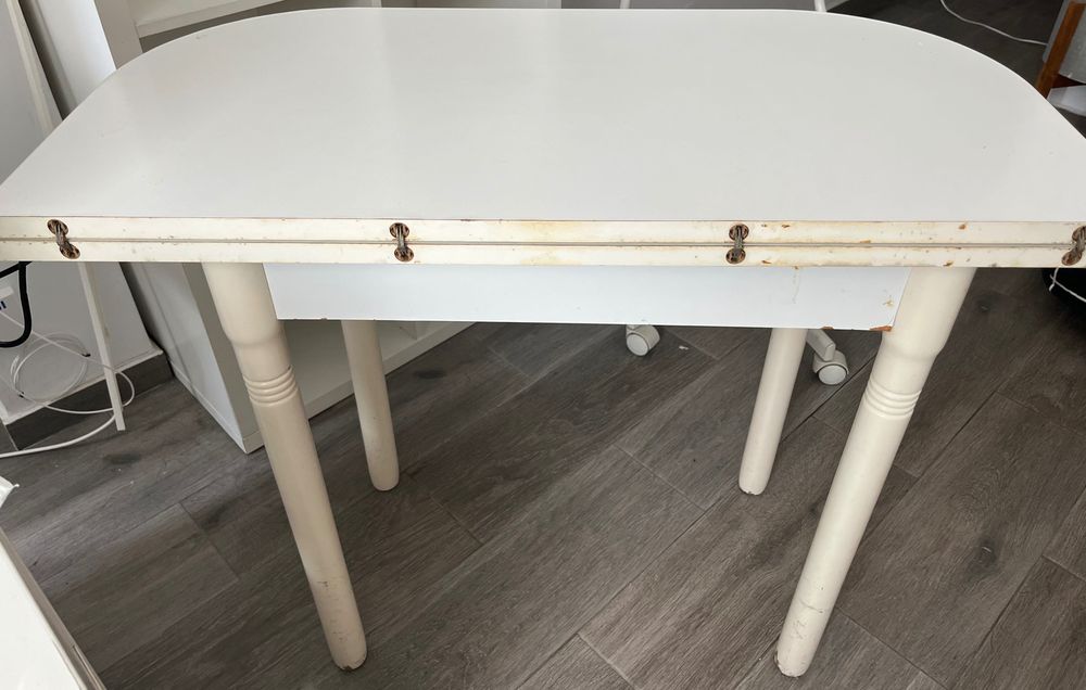 Mesa extensível 90X90 branca