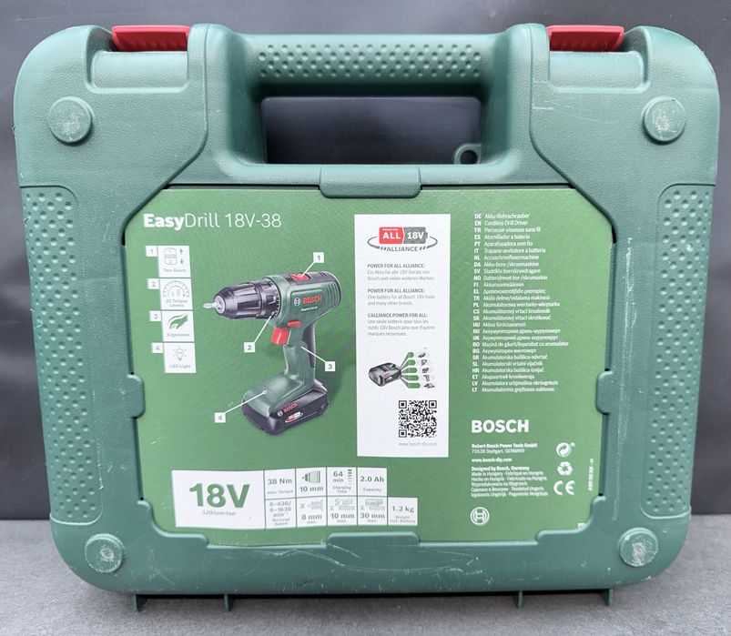 Bosch Wiertarko-wkrętarka akumulatorowa EasyDrill 18V-38/2*Aku2.5Ah