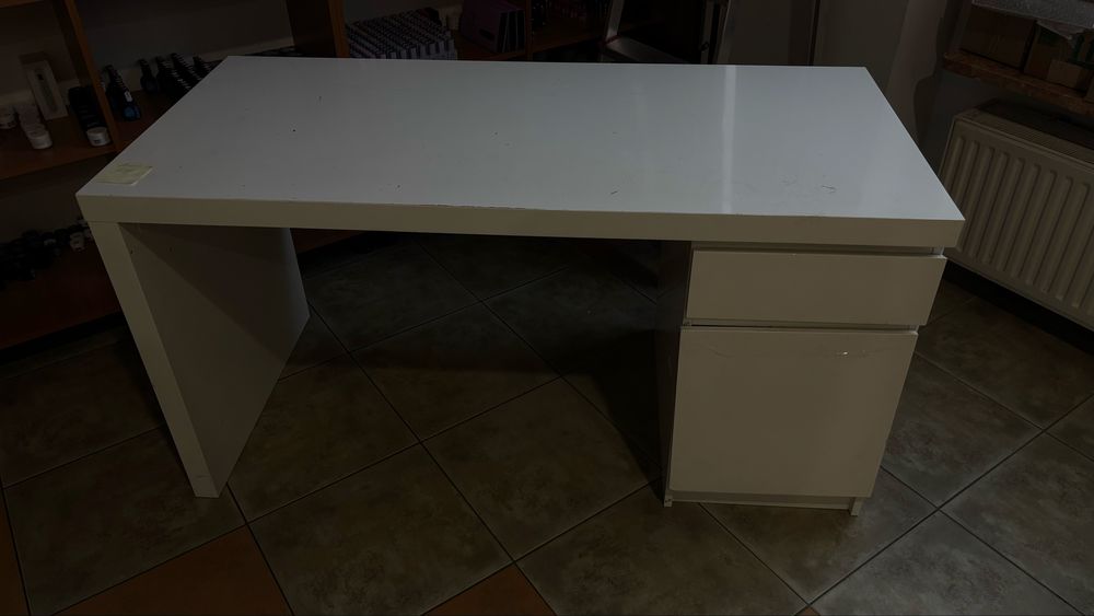 Biurko Ikea Malm białe