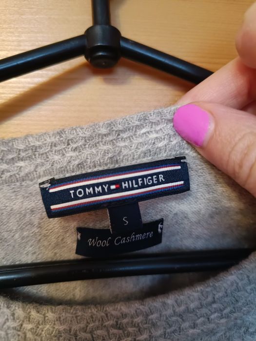 Sweter sweterek Tommy Hilfiger rozmiar S kaszmir