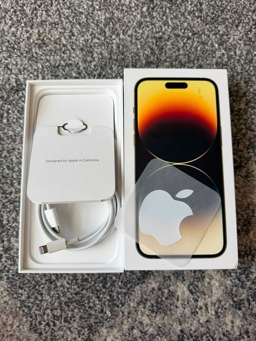 Iphone 14 Pro Max - Złoty (rachunek zakupu ) Super stan.