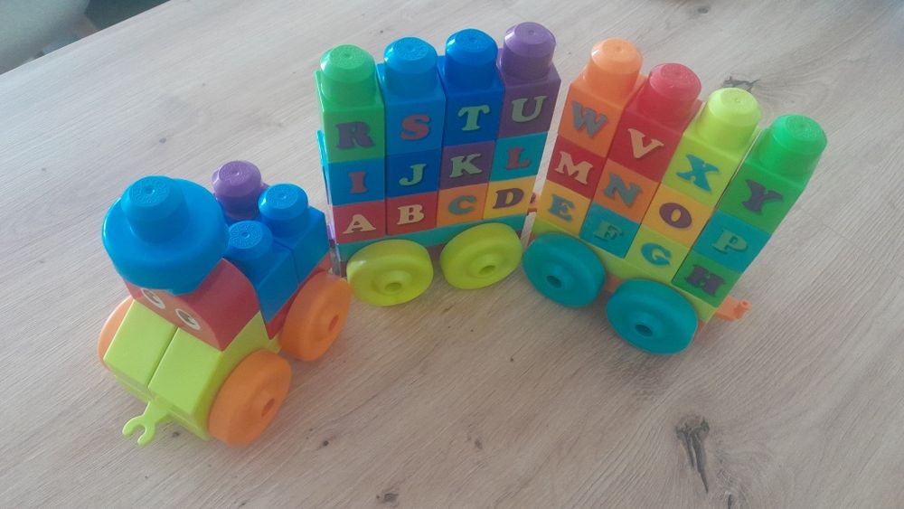 Klocki - Pociąg abecadło