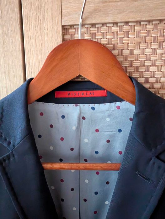 Garnitur Vistula 100% wełna, model super slim
