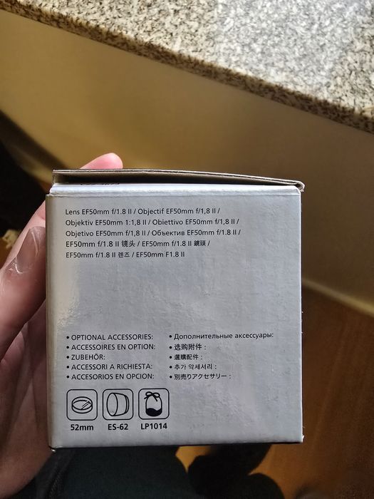 Ótica câmara canon