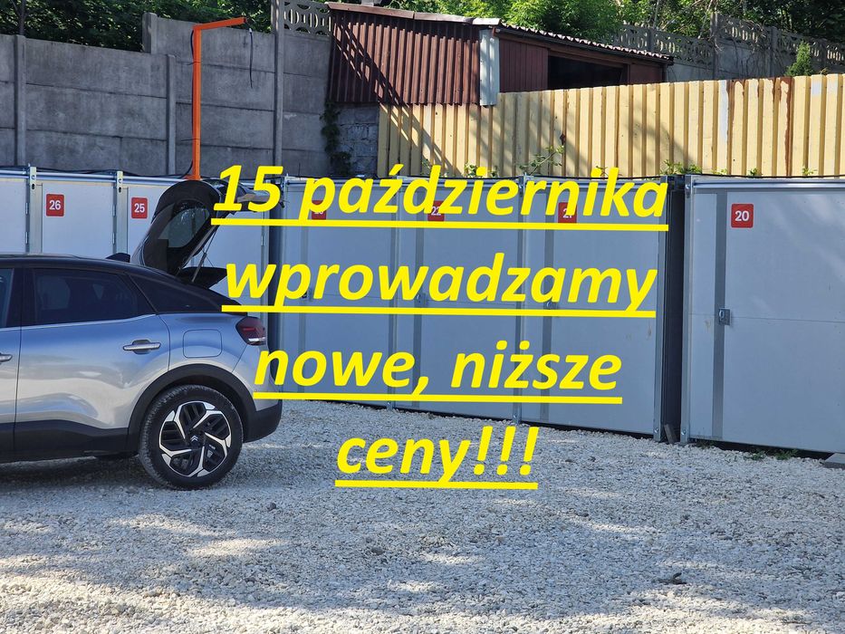 Boxy (boksy)  magazynowe wynajem -self storage. Dodatkowa przestrzeń,  magazynek, garaż na rower, opony, miejsce na rzeczy przy przeprowadzce.