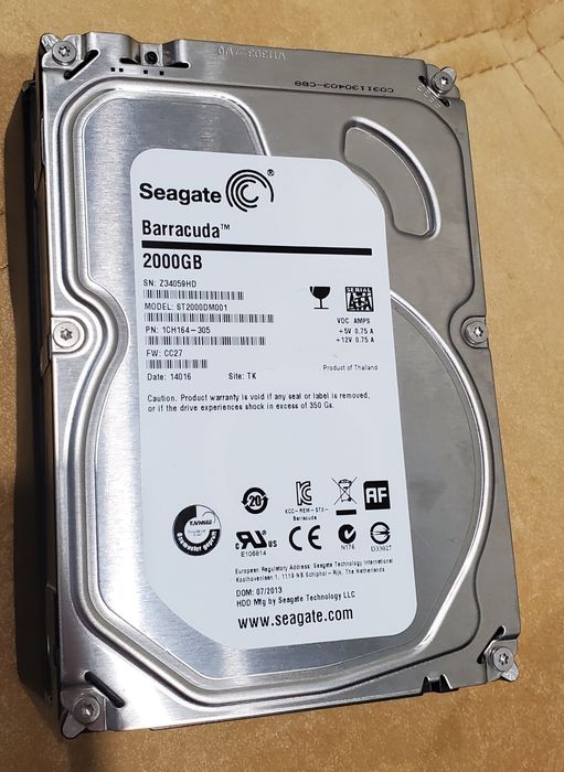 seagate barracuda 2tb - купити комп'ютери та комплектуючі - Ціна