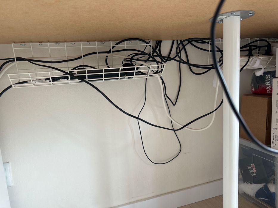 IKEA LAGKAPTEN / ALEX Secretária, branco, 200x60 cm