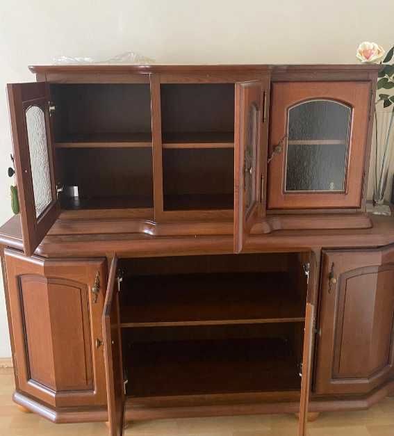 komoda drewniana z nadstawką