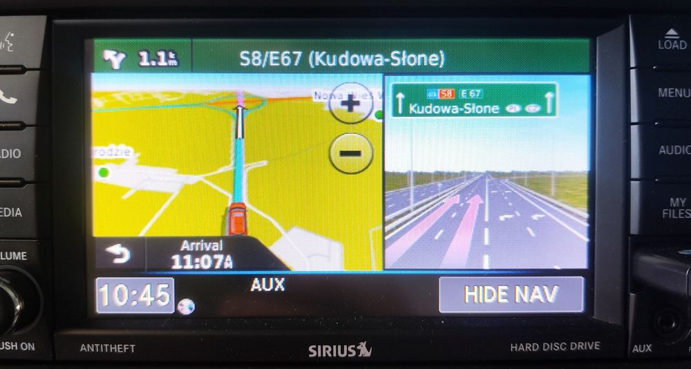 Radio Dodge Jeep Chrysler Lancia Voyager, MyGIG RHB PIN mapa EU Polski