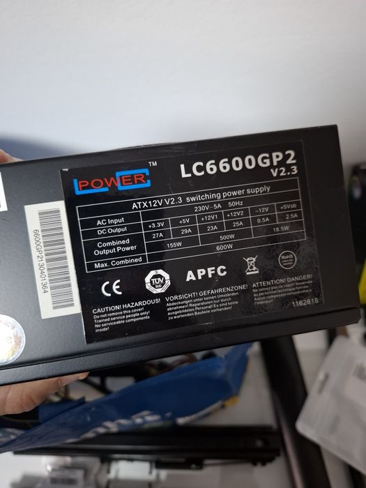 Fonte alimentação 600w