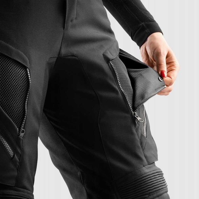 Spodnie Motocyklowe tekstylne damskie Rebelhorn Hardy 3.0 r. 2XL short Nowe / Sklep