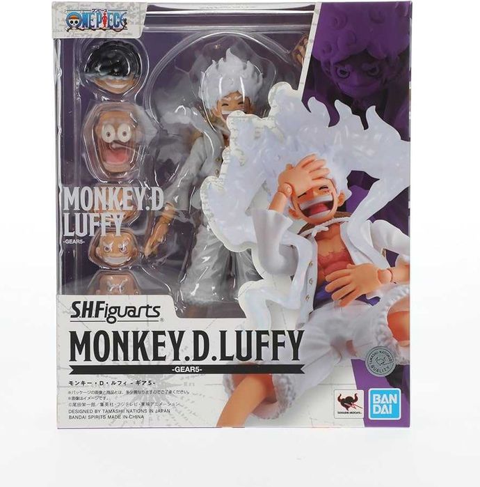 Luffy Gear 5 Onigashima sh figuarts original e selado