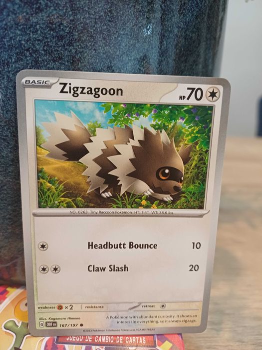 Carta Pokémon Zigzagoon #167