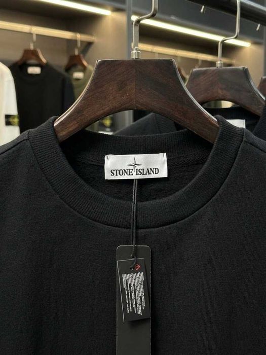 ХС С М Л ХЛ | Stone Island Черный Свитшот | Стон Айленд Кофта