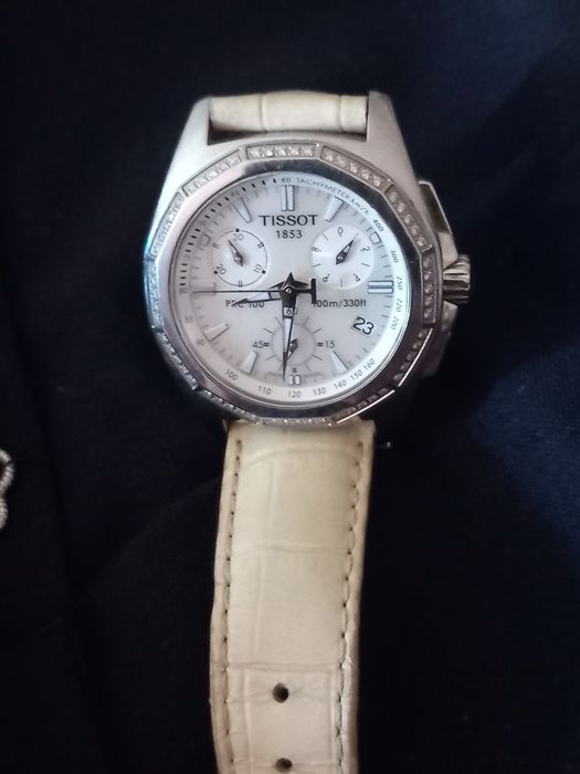 Relógio Tissot PR100 Chronograph Senhora com Diamantes – Original Suíço