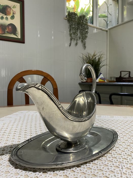 Molheira com prato em estanho 95 % – FESIL – Made in Portugal – NOVA