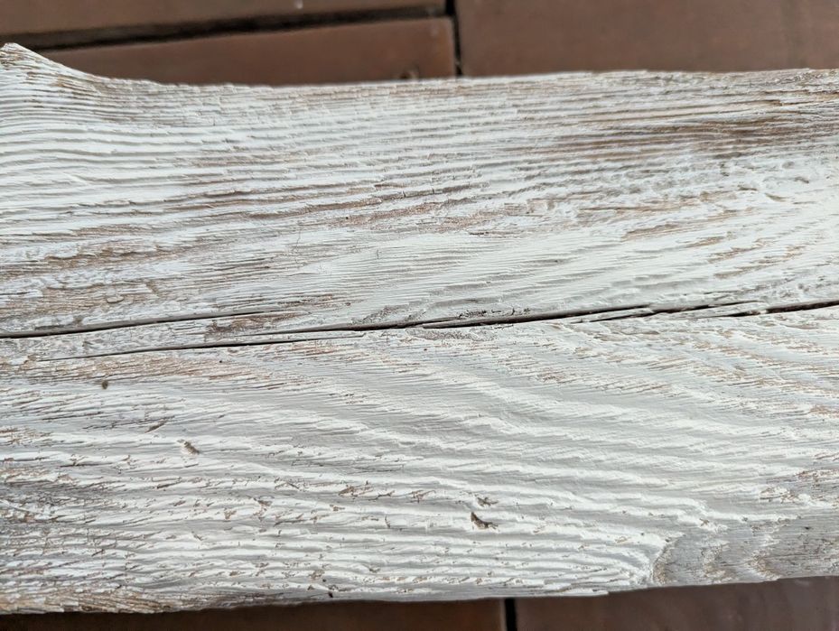 Lampa sufitowa vintage prowansalska trzypunktow bielona 2,5m