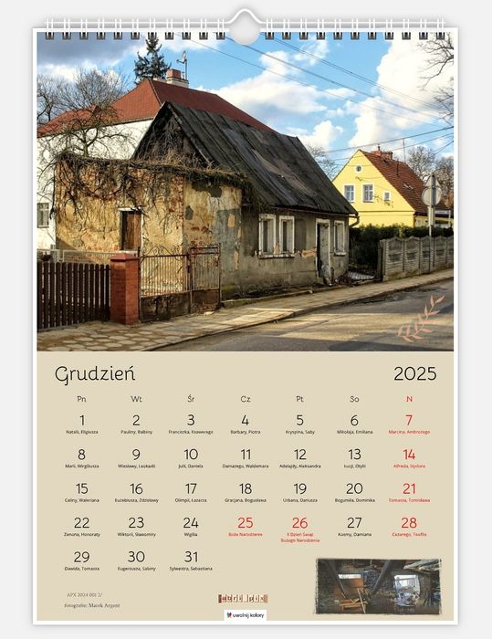 Wschowa - Piękne Miejsca kalendarz 2026