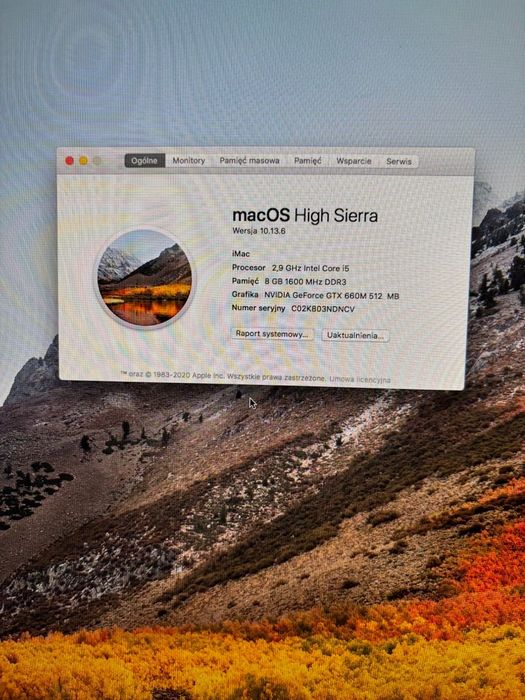 iMac 2,9 Ghz Intel i5