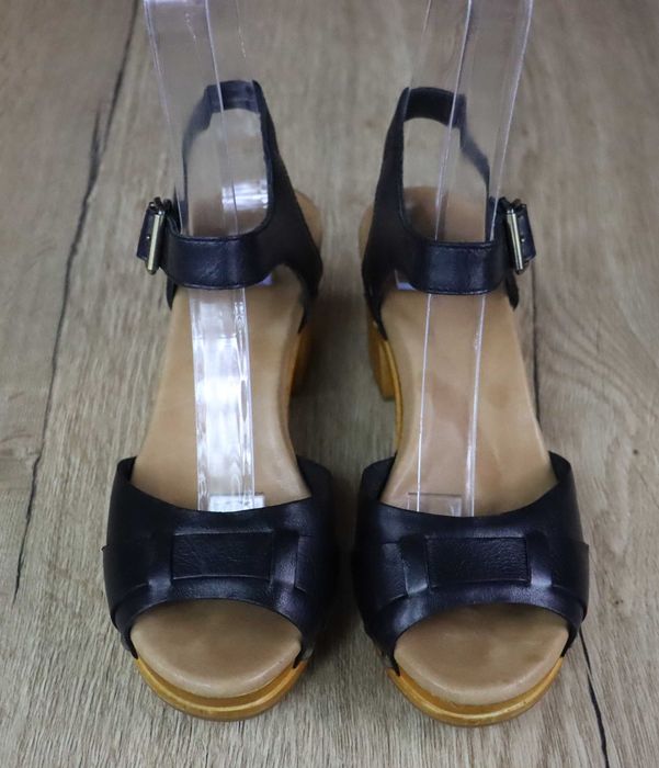 Ugg skórzane damskie sandały drewniaki 37 ( 23,5 cm)