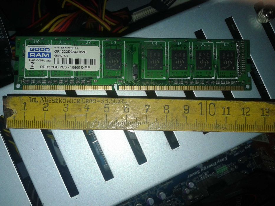 Pamięć RAM stare kości komputerowe DDR SDR