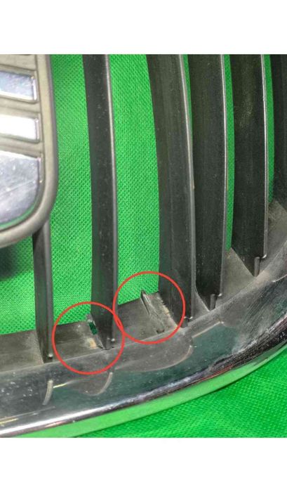 Grelha do Pára-Choques Central SEAT ALTEA 5P0853654 (OEM)