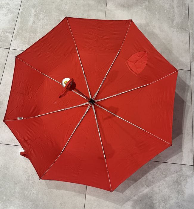 Parasol skladany czerwony Farrari