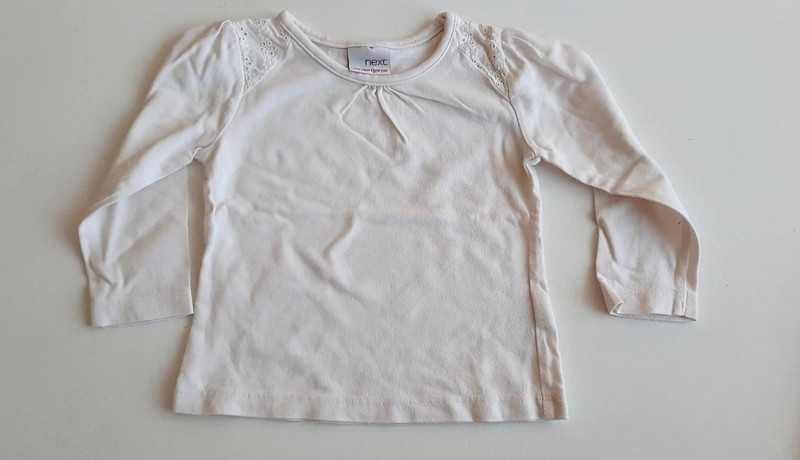 BEZ WAD Bluzka z długim rękawem Next 9-12miesiecy 74-80 cm#573