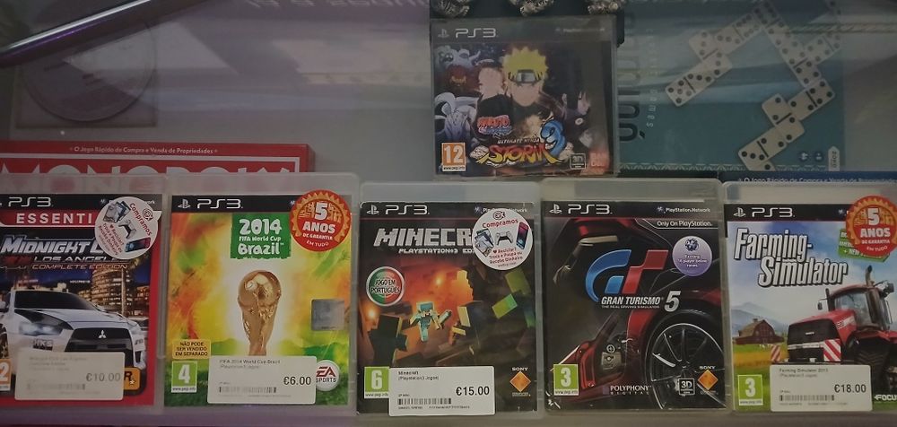Playstation 3 + Acessórios e jogos