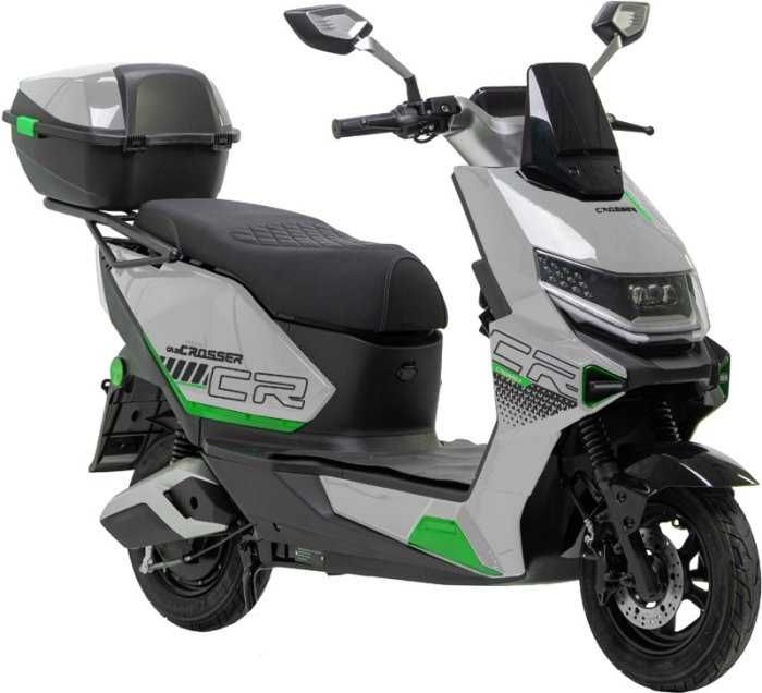 Електроскутер Crosser CR-20 2500W 72V 24Ah Графенофі акб - Сірий