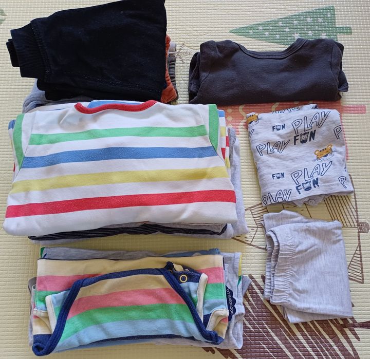 Ubranka rozmiar 74 16 sztuk