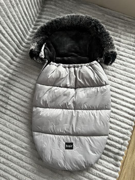 Зимовий конверт в коляску Bair Polar сірий